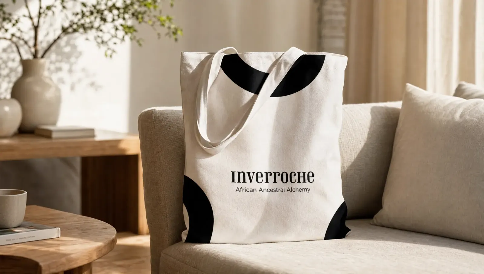 Inverroche branded canvas tote bag