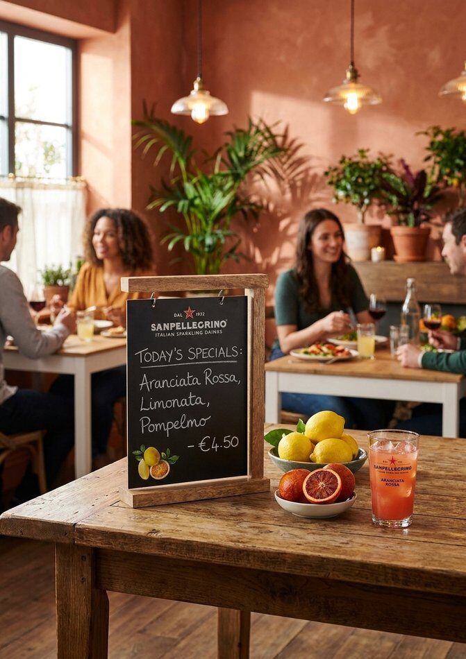 Menus, Signage & Merch