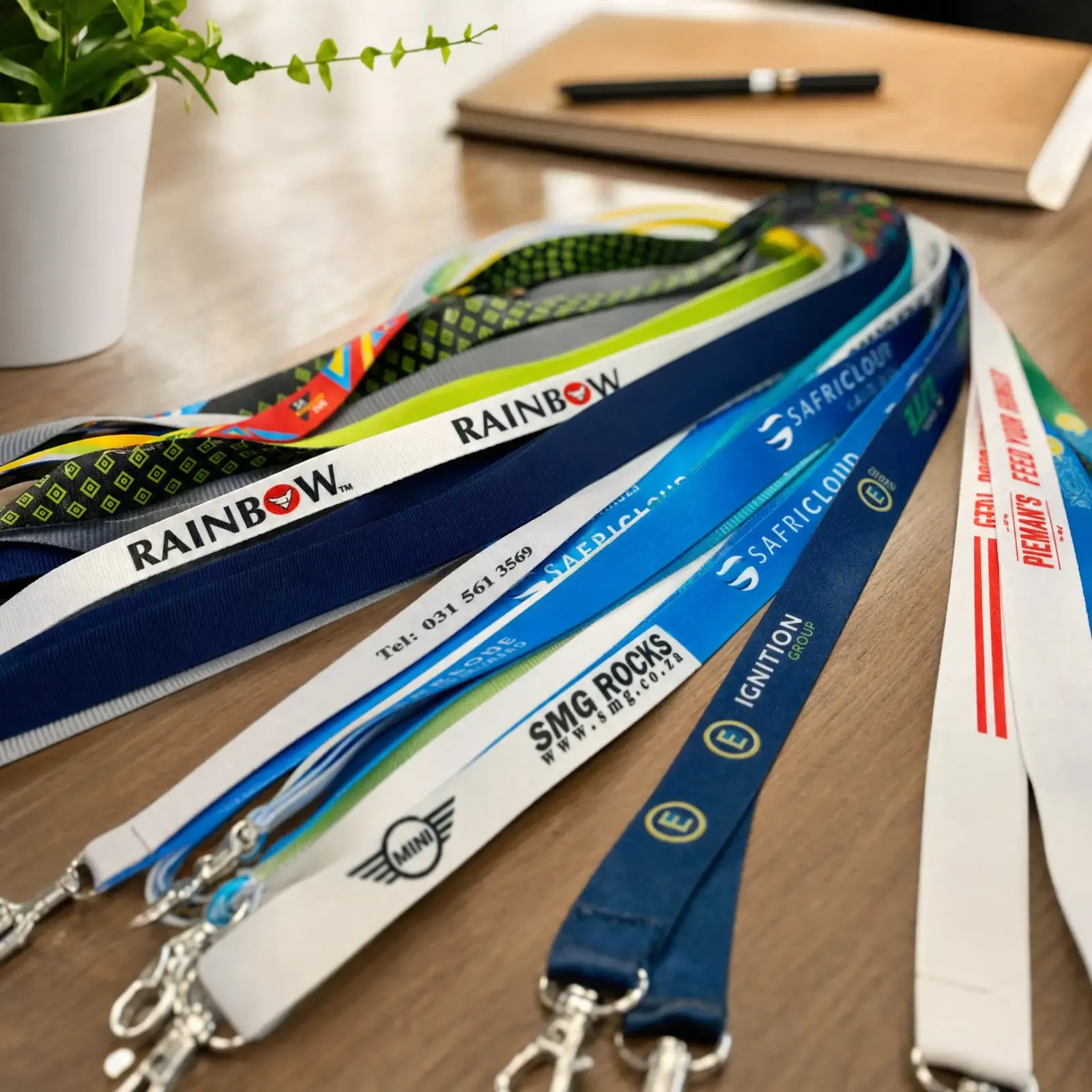 Branded lanyards