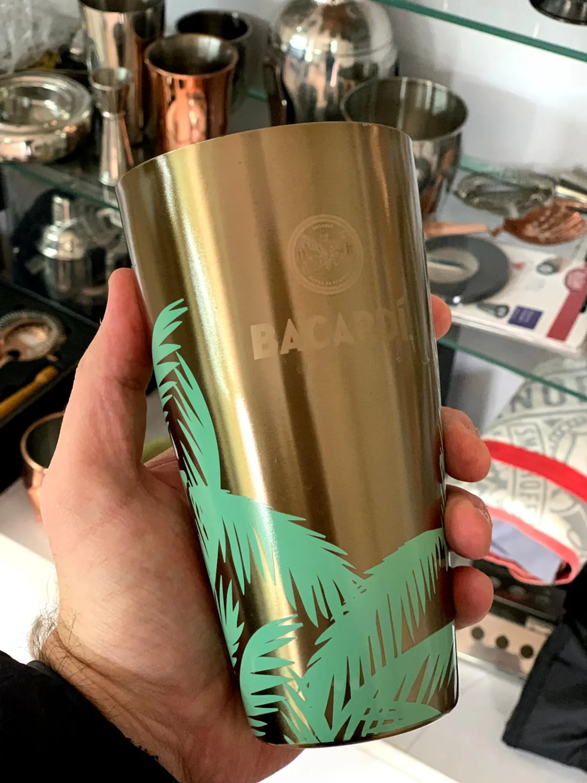 Branded cocktail shakers