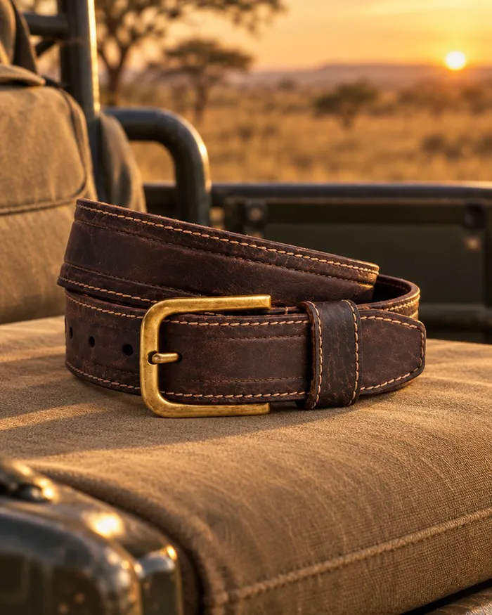 Sable Full Grain Leather Belt
