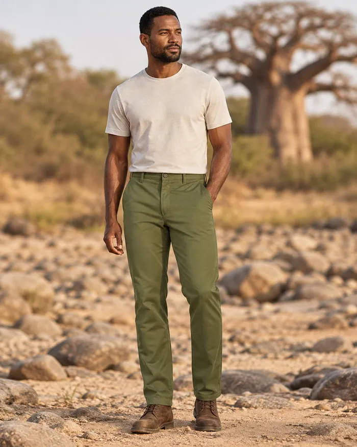 Cobra Stretch Flat Front Chino