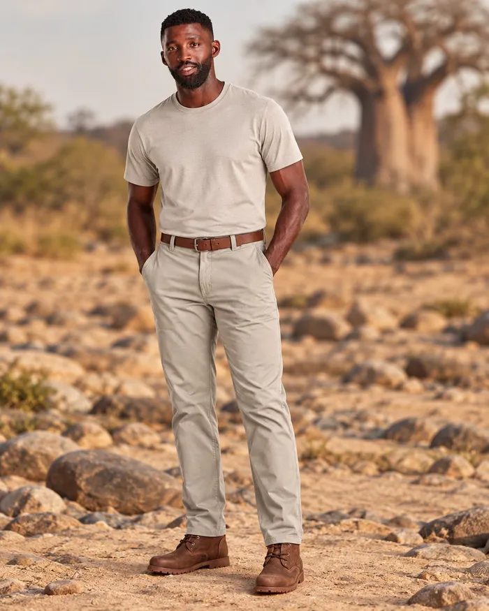 Mens Superb Stretch Chino Pants