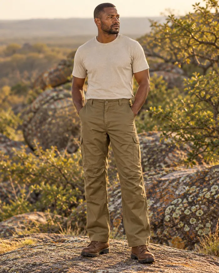 Heritage Cargo Trousers Mens