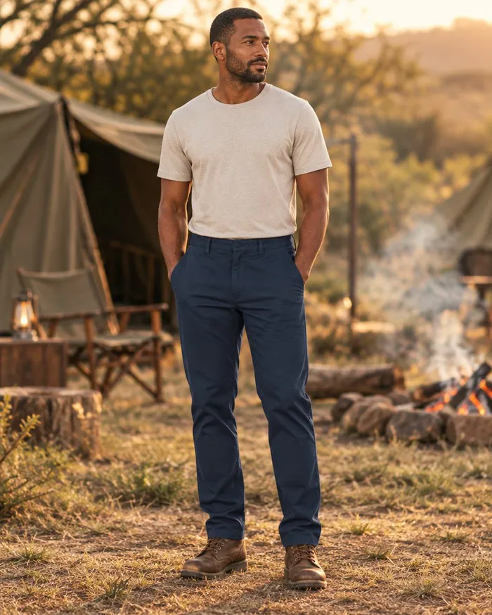 Flat Front Chino