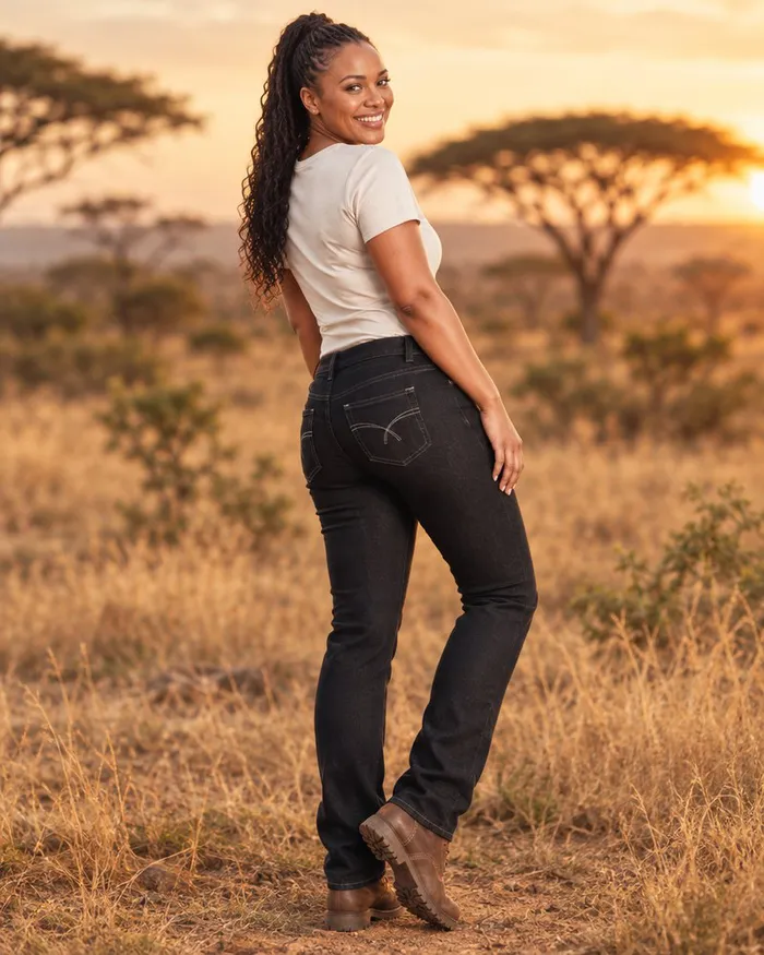 Ladies Fashion Denim Jeans