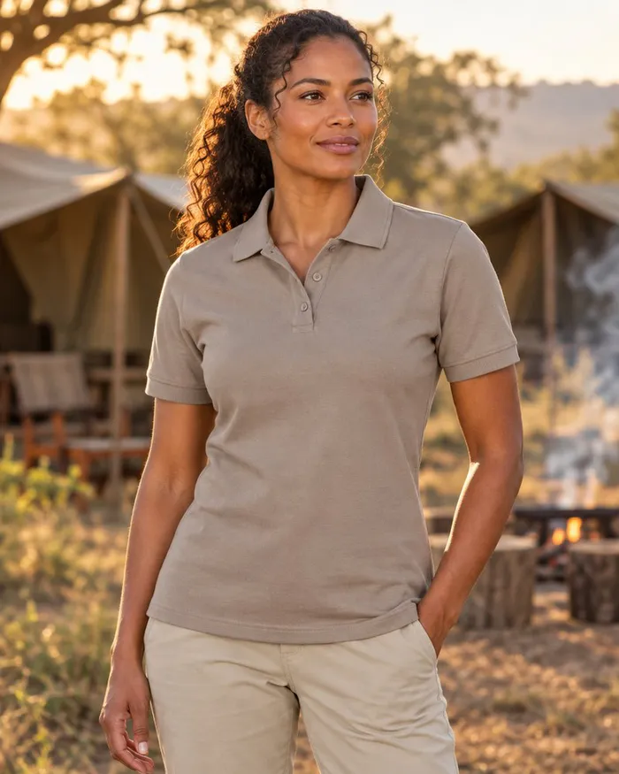 Ladies Basic Piqué Golf Shirt