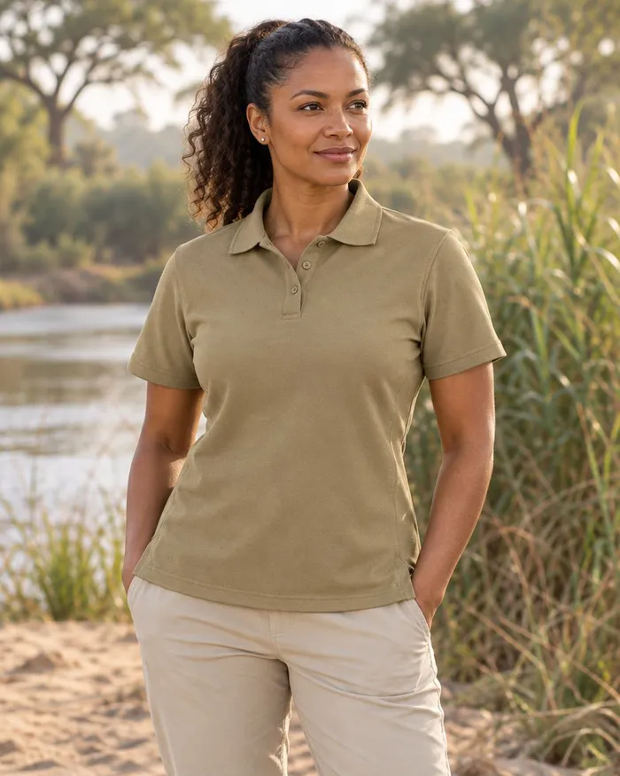 175g Pique Knit Golfer Ladies