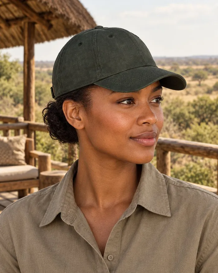Sondela 6 Panel Oilskin Cap