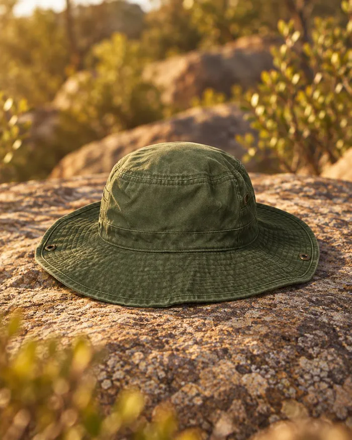 Washed Cotton Outdoor Hat