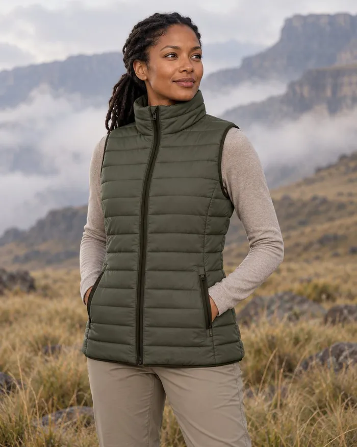Nakuru Women's Sleeveless Ripstop Puffer