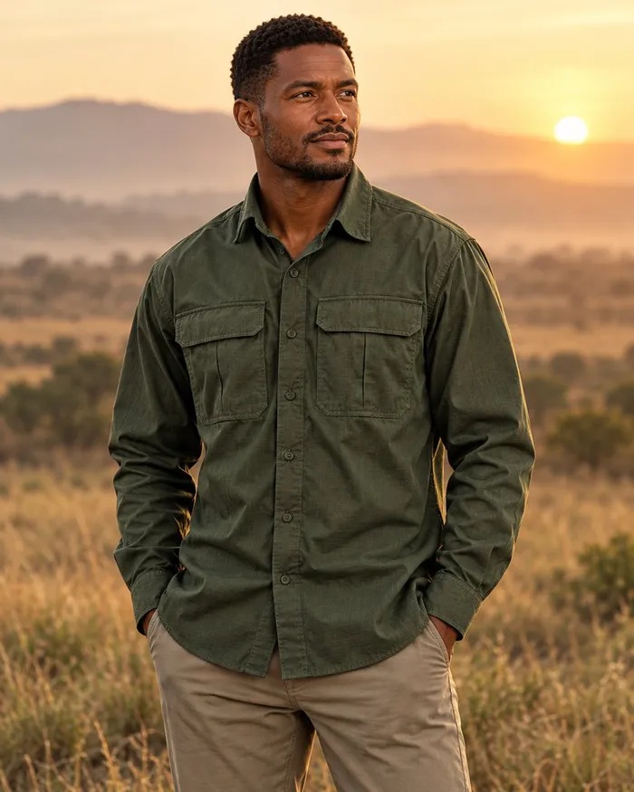 Mens Long Sleeve Amatola Shirt
