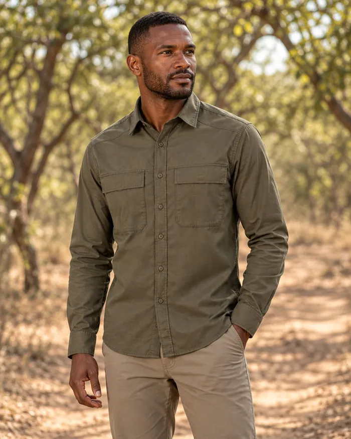 Heritage Stretch Long Sleeve Shirt Mens