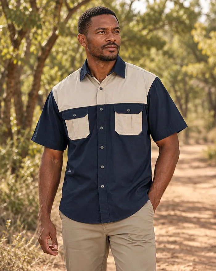 Two Tone Bush Shirt