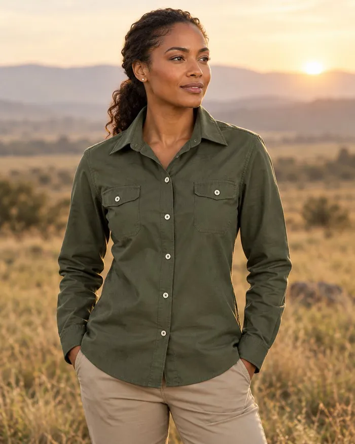Ladies Long Sleeve Wildstone Shirt